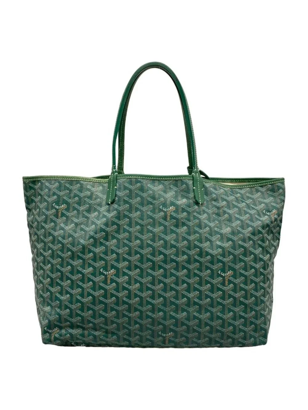 Goyard Tote Saint Louis PM Green Leather